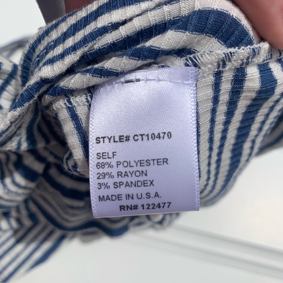 NWT NSR Mariana Ribbed Knit Halter Top Size M - Picture 7 of 7